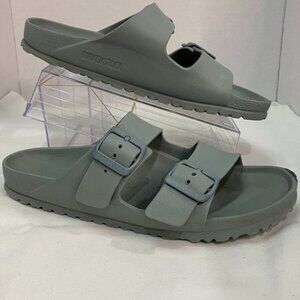 Birkenstock Arizona EVA Slides Gray Sandals Waterproof Comfort Size 9 Women
